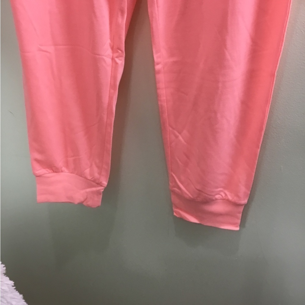 Peace love and dreams XL 3 piece lounge/ pajama set coral - Picture 14 of 16
